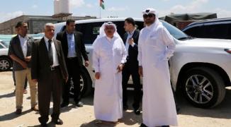 السفير العمادي يصل غزة عبر حاجز بيت حانون