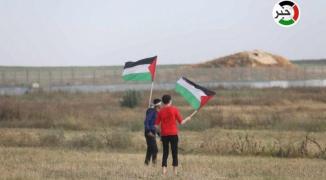 الاحتلال يقمع المتظاهرين قرب الحدود شرق قطاع غزة