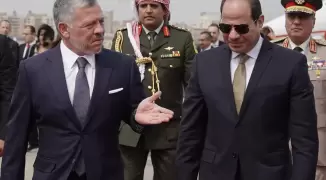 السيسي والملك عبد الله