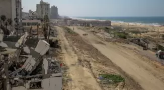 قصف في ميناء غزة