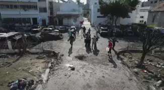 قصف المستشفيات في غزة