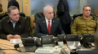 نتنياهو وكاتس وزامير