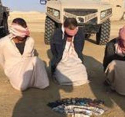 الجيش المصري يعتقل 8 إرهابيين شديدي الخطورة بسيناء
