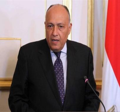 شكري يؤكد أهمية استئناف المفاوضات الفلسطينية الإسرائيلية