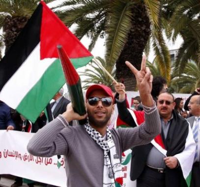 التيار الشعبي بتونس يحتفل بانطلاقة الثورة الفلسطينية