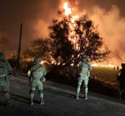 حريق المكسيك