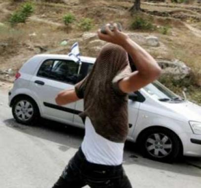 رشق مركبات المستوطنين