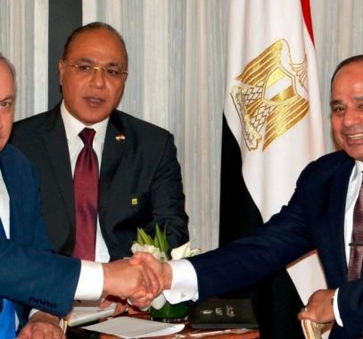 نتنياهو والسيسي