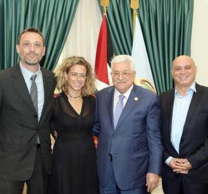 عباس وحفيدة رابين