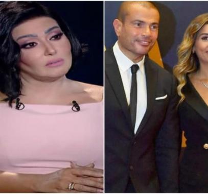 عمرو دياب ودينا الشربيني وسمية الخشاب