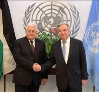 عباس وغوتيرس