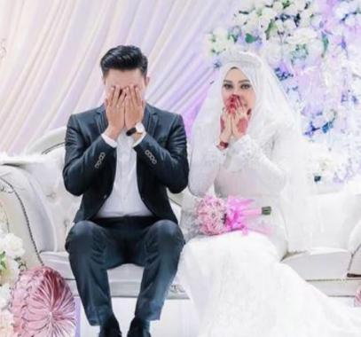 بالصور: بعد شهرين من زواجهما 