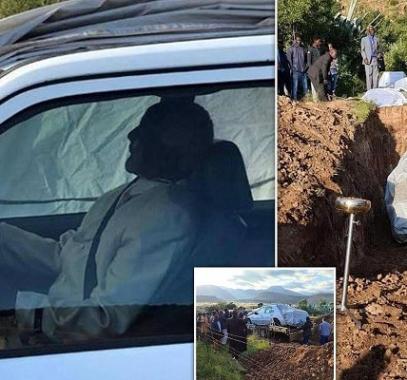 بالفيديوهات والصور: دفن 