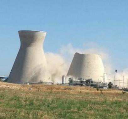 الكشف عن سبب انهيار أحد مباني التبريد في خليج حيفا