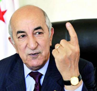 الرئيس الجزائري عبد المجيد تبون