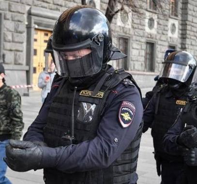 عناصر الشرطة في روسيا.