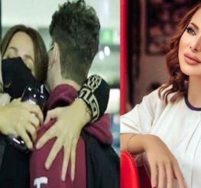 شاهدوا: سوزان نجم الدين تودع أبنائها بكلمات مؤثرة بعد زيارتهم القصيرة
