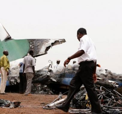 تحطم الطائرة