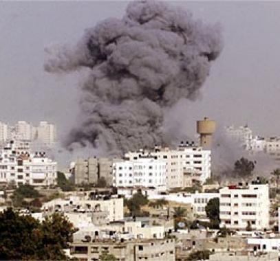 قصف مقر الشرطة