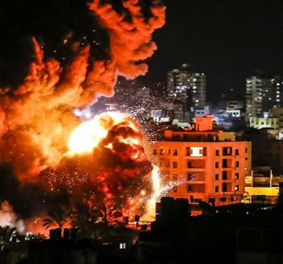 إسعاف غزة قصف