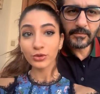 بالفيديو: أحمد حلمي يرقص مع ابنته «لي لي» بطريقة مرحة