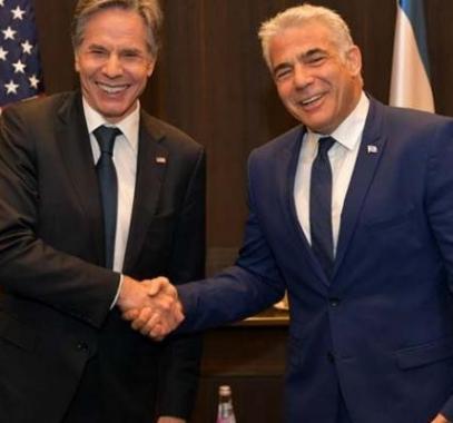 لابيد وبلينكن.