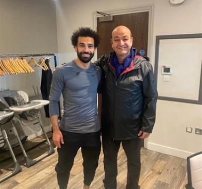 عمرو اديب ومحمد صلاح