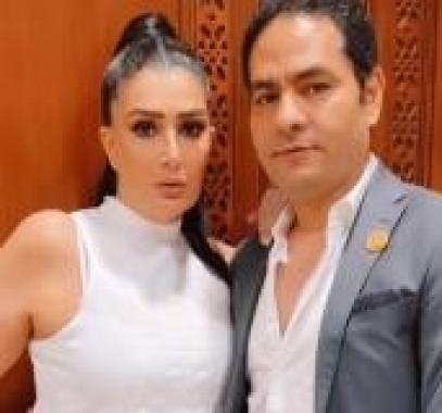 غادة عبد الرازق وزوجها