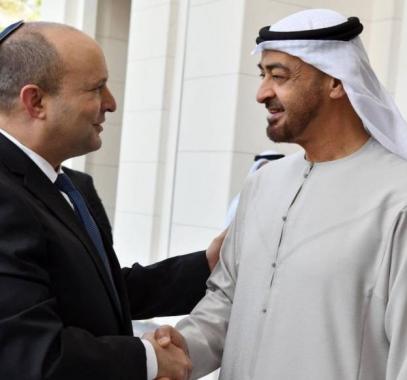 شاهد.. بينيت يلتقي بالشيخ محمد بن زايد في الإمارات