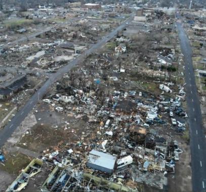 إعصار بولاية كنتاكي الأمريكية