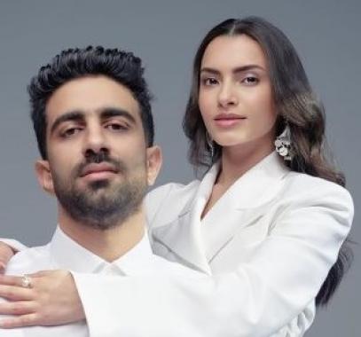 كارمن سليمان وزوجها