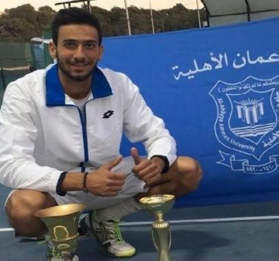 لاعب التنس الأردني موسى ابقطب
