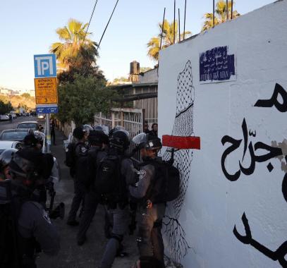 قوات الاحتلال في الشيخ جراح