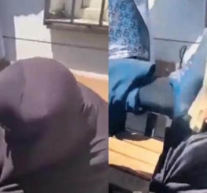 تركي يركل مسنة سورية على وجهها بوحشية في غازي عنتاب.. والسلطات تعتذر! (فيديو)