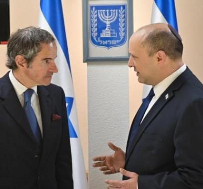 بينيت يلتقي بالمدير العام للوكالة الدولية للطاقة الذرية