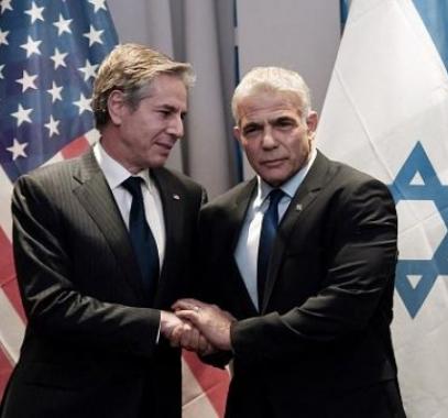 لابيد وبلينكن.