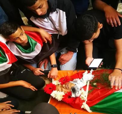 تشييع جثمان الفتى الشهيد محمد نوري