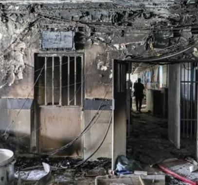 ارتفاع عدد ضحايا حريق سجن إيفين الإيراني.jpg