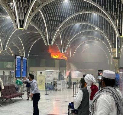 حريق بالعراق.