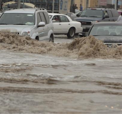 أمطار غزيرة في السعودية