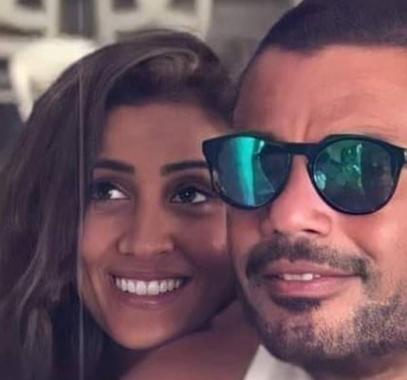 دينا الشربيني وعمرو دياب