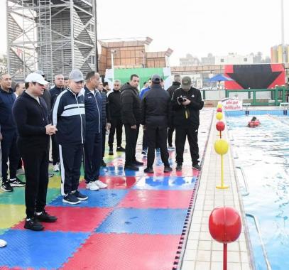 الرئيس السيسي يتفقد الأكاديمية العسكرية المصرية 