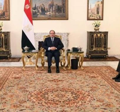 السيسي يستقبل وزير الدفاع الموريتاني لبحث سبل التعاون بين البلدين