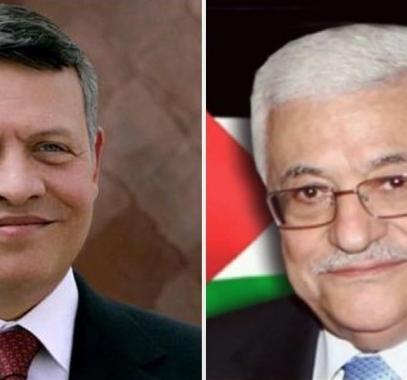 الرئيس والعاهل الأردني يتبادلان التهاني بحلول رمضان.jpg