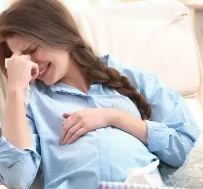 بكاء  الحامل