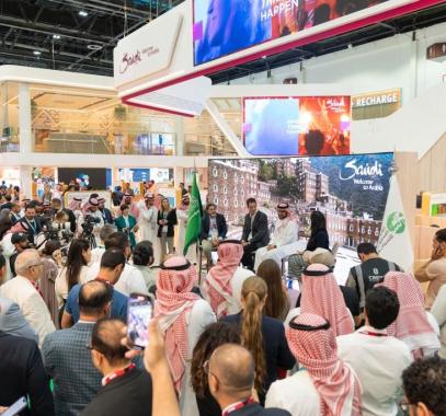 ‏السعودية تحتفي بنجاحاتها ‏في معرض سوق السفر العربي بدبي
