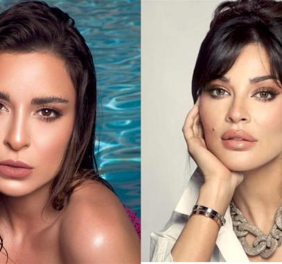 نادين نسيب نجيم و سارة ابي كنعان