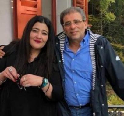 خالد يوسف وزوجته
