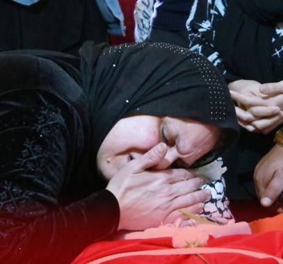جماهير غفيرة تُشيع جثمان الشهيد محمد حسنين في رام الله