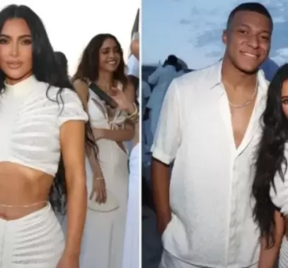 كيم كارداشيان ومبابي